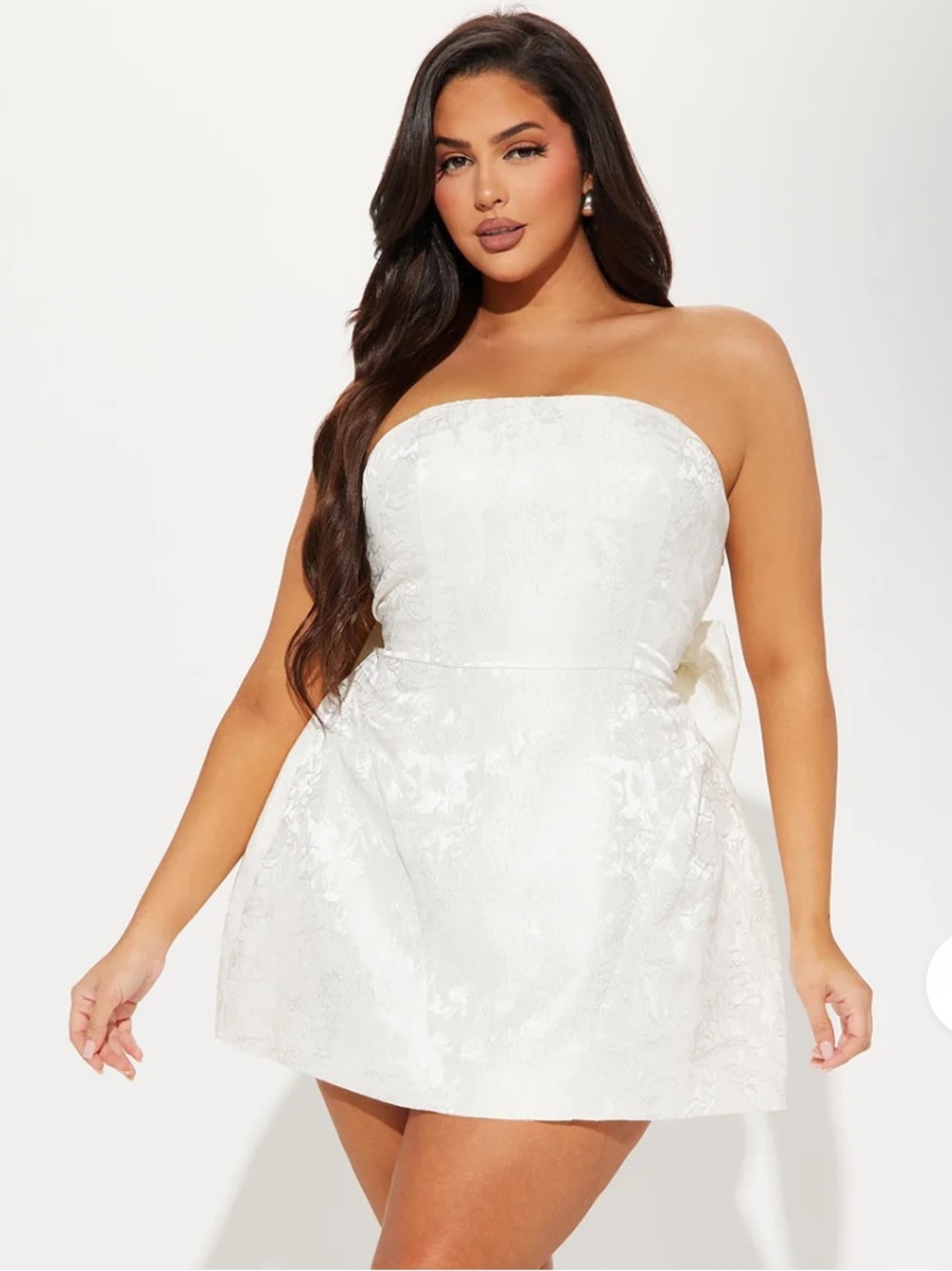 Fashion Nova Grace Strapless Micro Mini Dress NWT